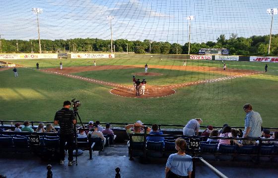 Macon Bacon Baseball at Luther Williams Field in Macon, GA